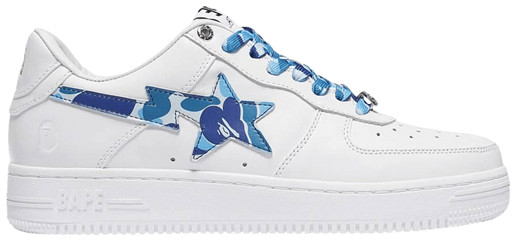 Buy Bapesta 'ABC Camo Blue' - 1M30191330 BLU | GOAT