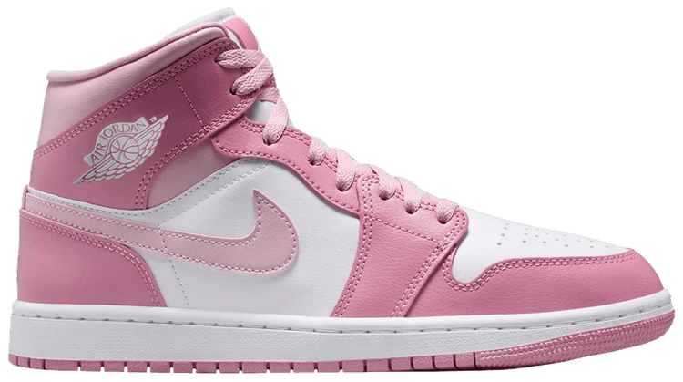 Air Jordan Wmns Jordan 1 Mid Elemental Pink Iced Carmine