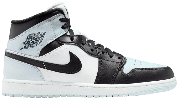 Air Jordan 1 Mid Black Squadron Blue