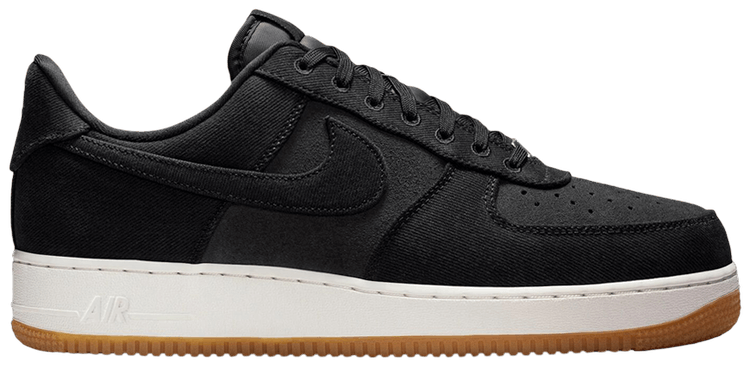 Nike Air Force 1 Low 07 LV8 Black Canvas