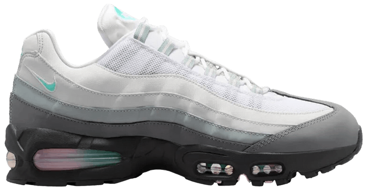 Nike Air Max 95 Big Bubble   White Hyper Turquoise