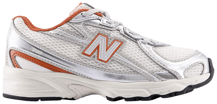 New Balance 740 Bungee Lace Little Kid Silver Metallic