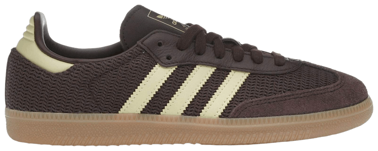 adidas Wmns Samba OG Shadow Brown Powder Yellow