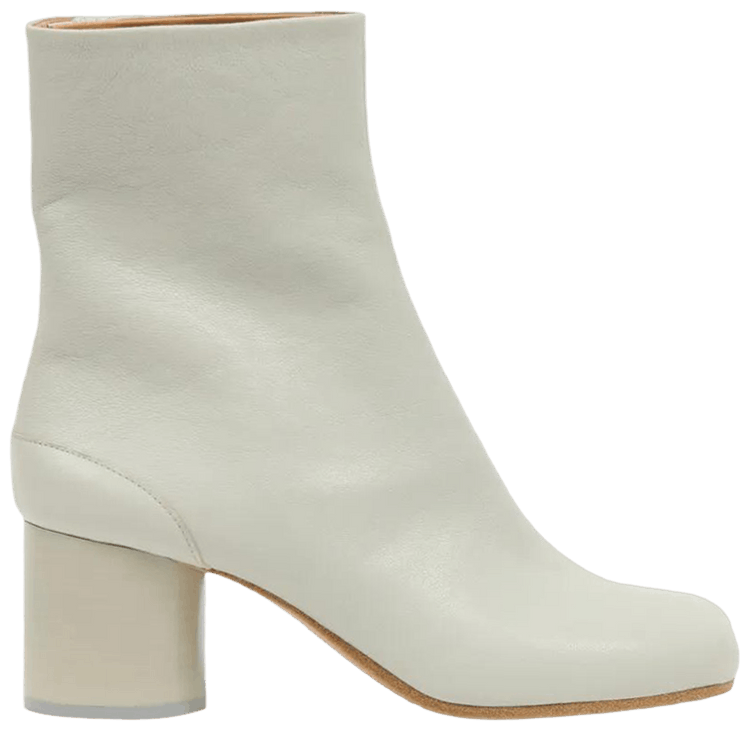 Maison Margiela Wmns Tabi Ankle Boots Alabaster