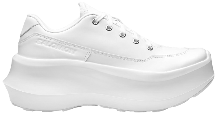 Comme des Garcons x Salomon SR811 Leather Platform White
