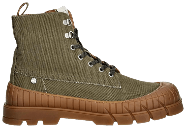 Kenzo Gobi Lace Up Boot Khaki