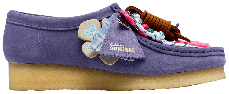 Clarks Wmns Wallabee Charm Pack   Purple