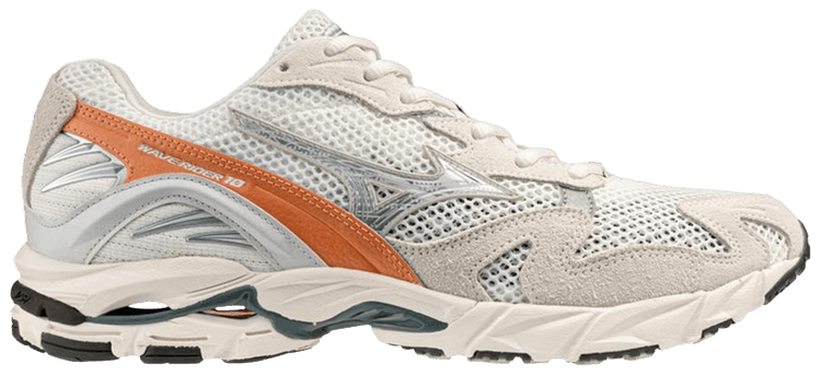 Mizuno Wave Rider 10 Snow White Dawn Blue Sun Baked