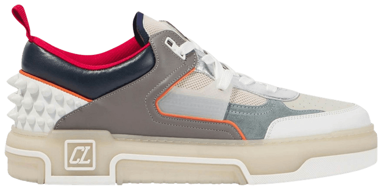Christian Louboutin Astroloubi Flat Calf Smoke Grey