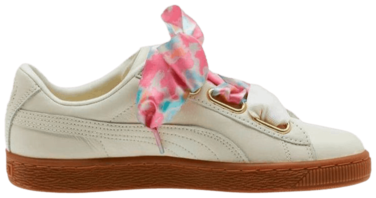 Puma Wmns Basket Heart Wonderland   Marshmallow