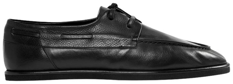 Auralee Deck Shoe Black