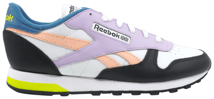 Reebok Classic Leather White Aurora Green Black