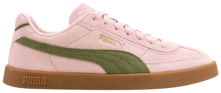 Puma Wmns Club 2 Era Suede Pink Shimmer Olive Green