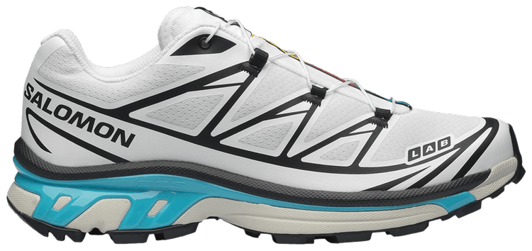 Salomon XT 6 Black White Blue Curacao