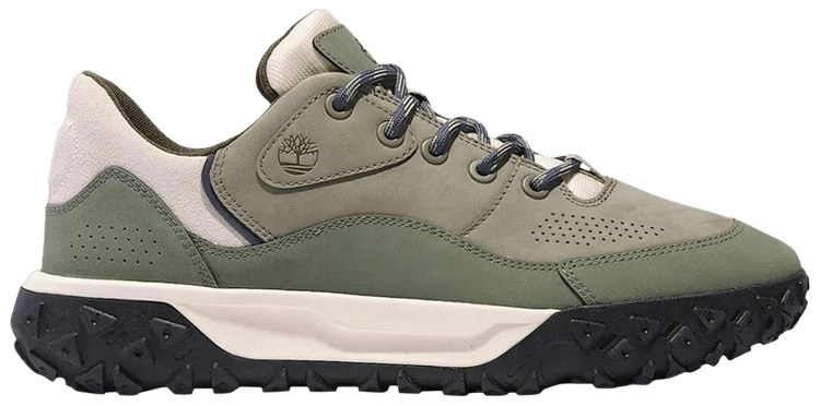 Timberland Greenstride Motion 6 Low Lace Hiking Boot Dark Green Nubuck