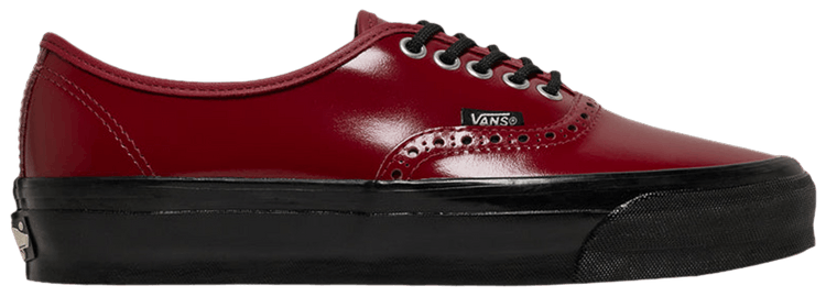 Vans Authentic Leather Gloss Bordeaux