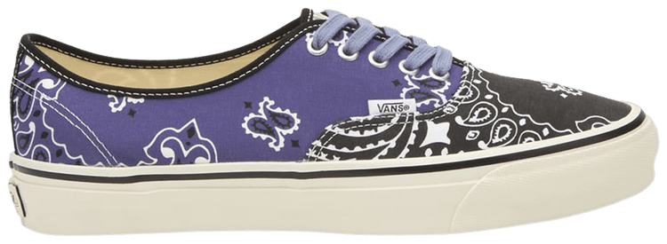 Vans Authentic 44 LX Black Purple Bandana