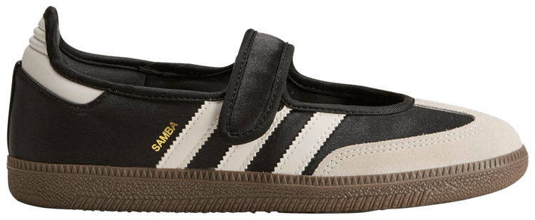 adidas Wmns Samba Jane Core Black Off White Gold Metallic