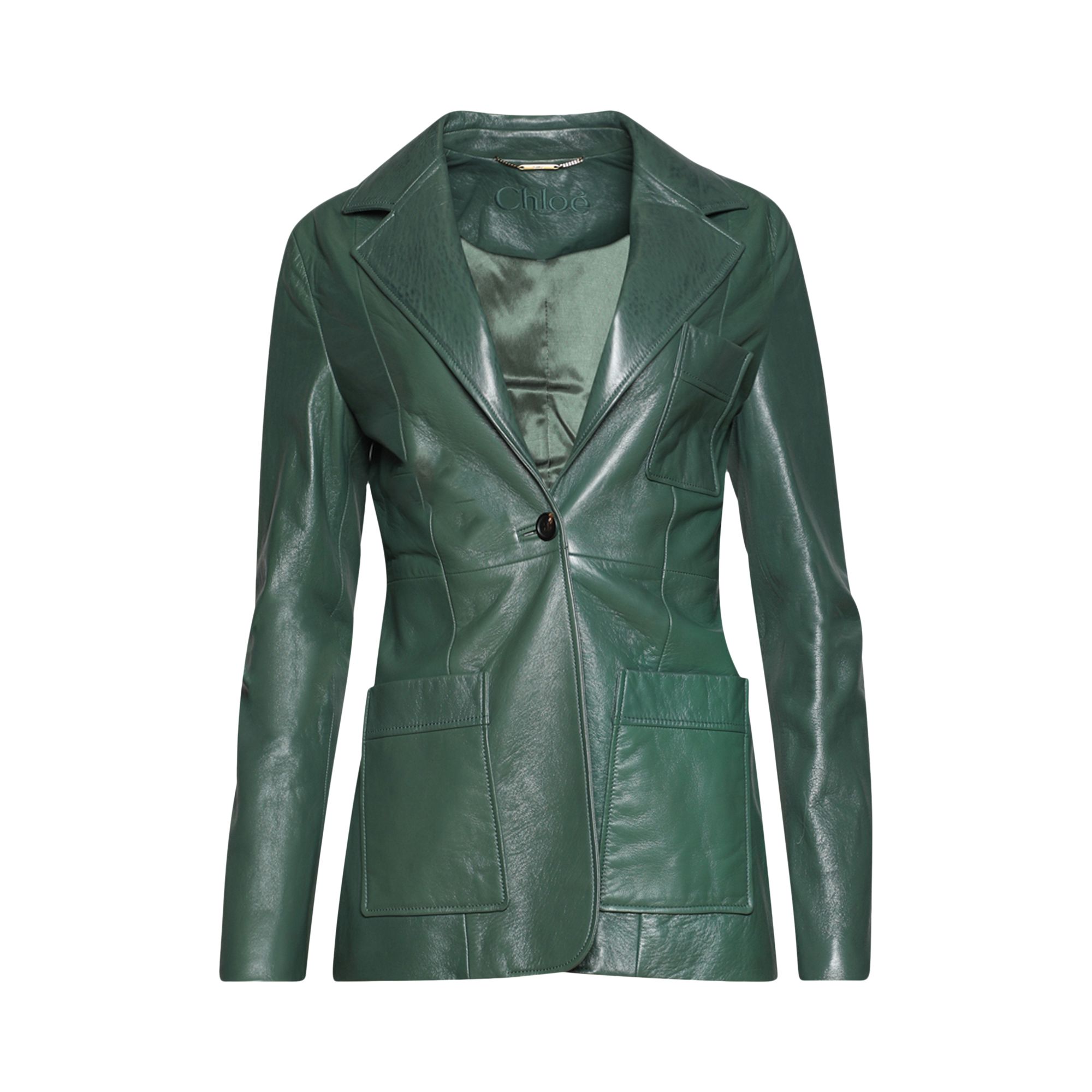 Pre-owned Chloé Jacket 'dusty Leaf' | Green | Women's Size 36
