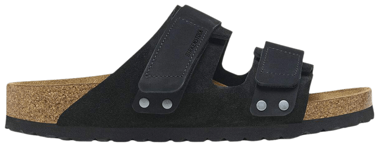 Birkenstock Uji Suede Sandal Black