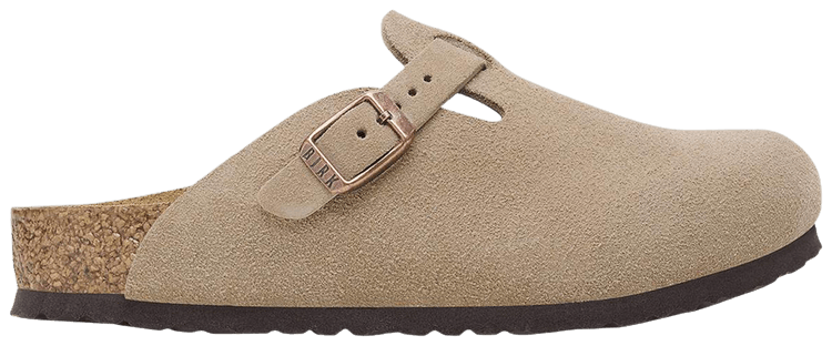 Birkenstock Boston Suede Kids Taupe