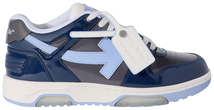 Off White Out of Office Grey Melange Light Blue