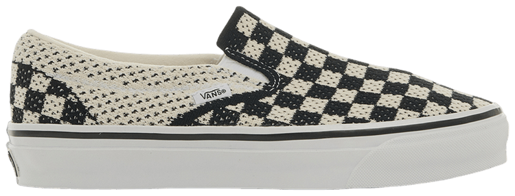 Vans U LX Classic Slip On 98 EK Checkerboard Black Marshmallow