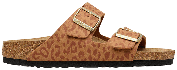 Birkenstock Wmns Arizona Synthetic Sandal Leopard Pecan