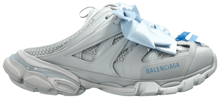 Balenciaga Wmns Track Mule Grey Light Blue