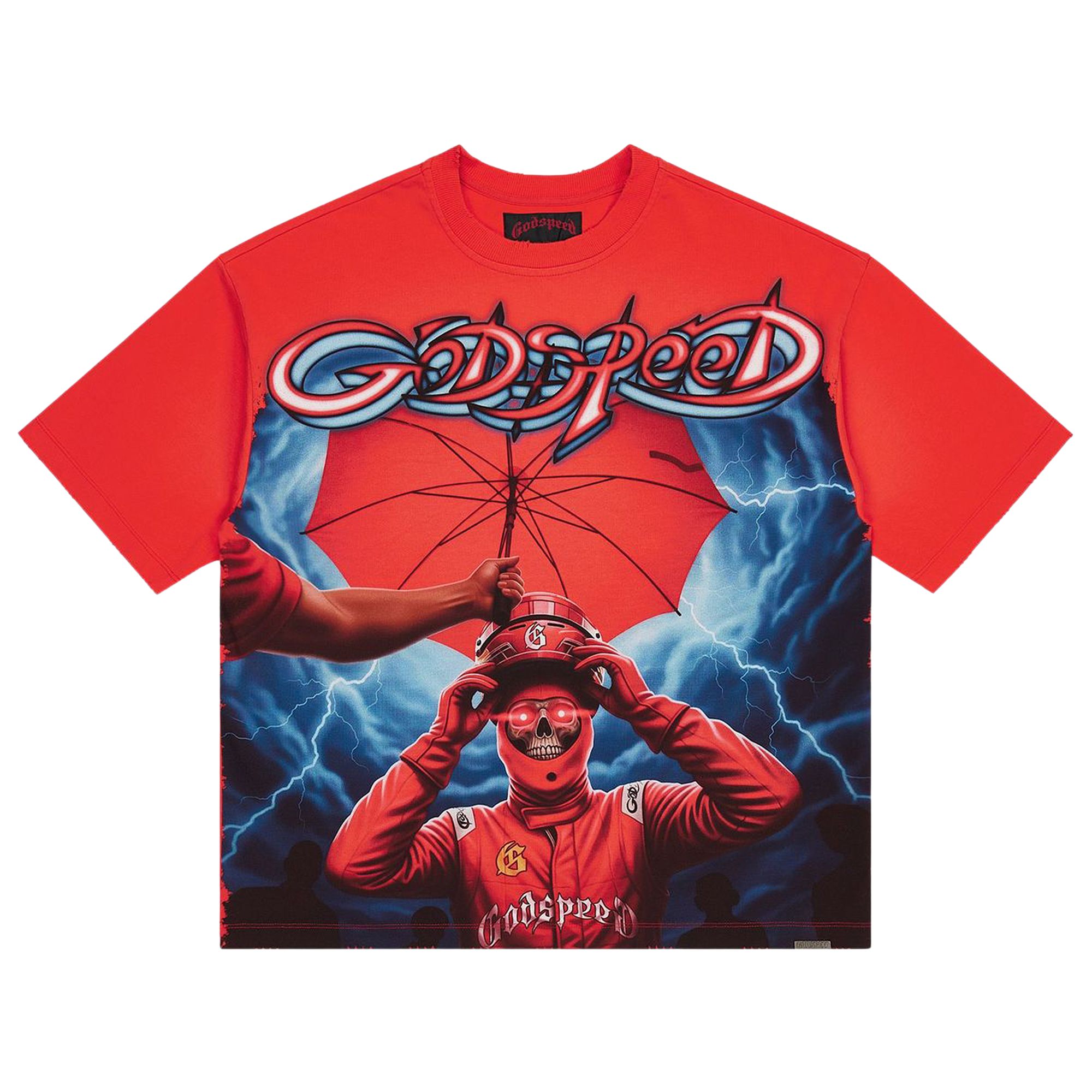 Pre-owned Godspeed Supreme Reign T-shirt 'red' | Men's Size Xs