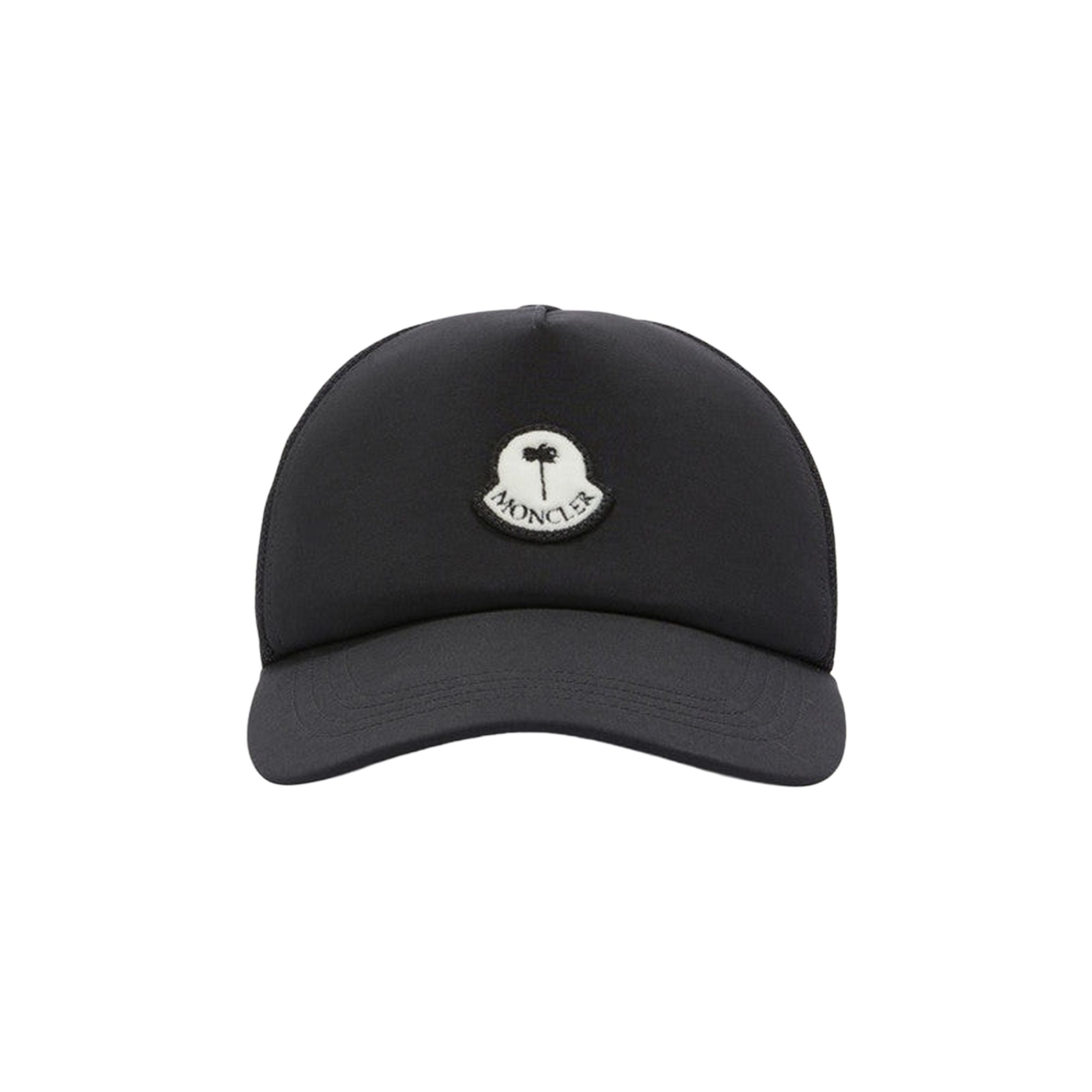 Pre-owned Moncler X Palm Angels Logo Cap 'black/white' | Men's Size Onesize