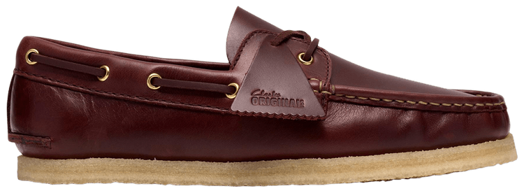 Clarks Godney Boat Shoe British Tan Leather
