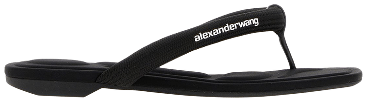 Alexander Wang Wmns Jenna Tubular Flat Thong Sandal Black