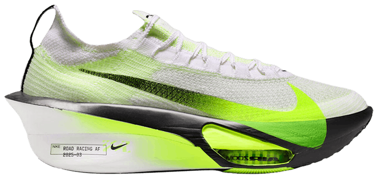 Nike Alphafly 3 White Barely Volt Black
