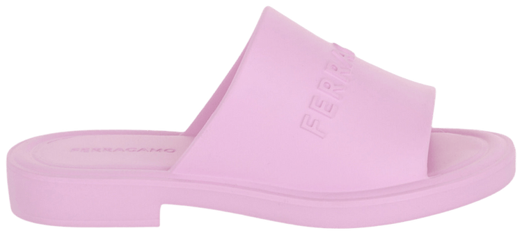 Ferragamo Wmns Giuneva Logo Slide Pink