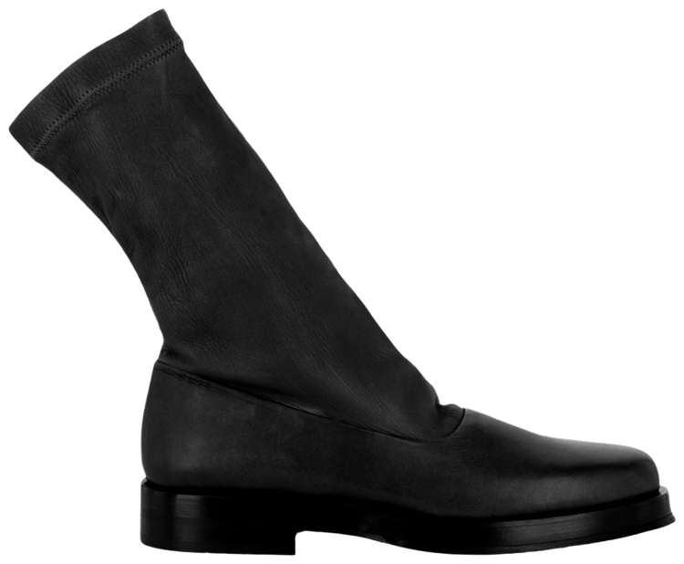 Ferragamo Furseo Sock Boot Wide Black
