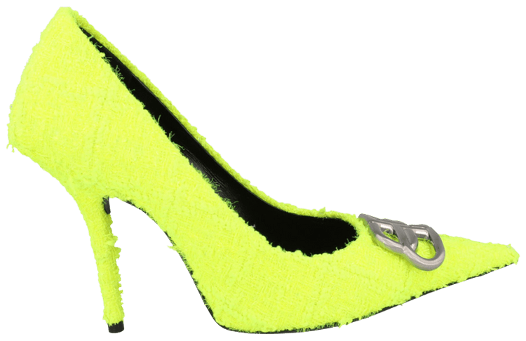 Balenciaga Wmns Square Knife BB Pump Fluo Yellow