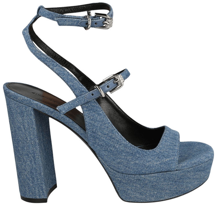 Givenchy Wmns Voyou Platform Sandal Medium Blue