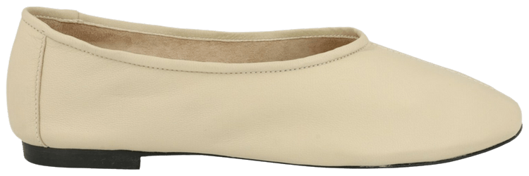 BY FAR Wmns Prudence Leather Flat Light Pink