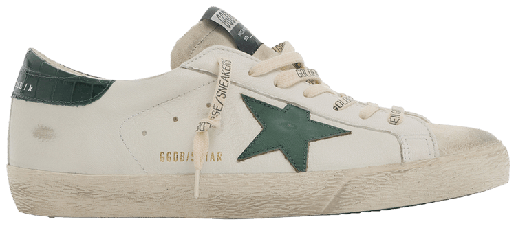 Golden Goose SuperStar White Green