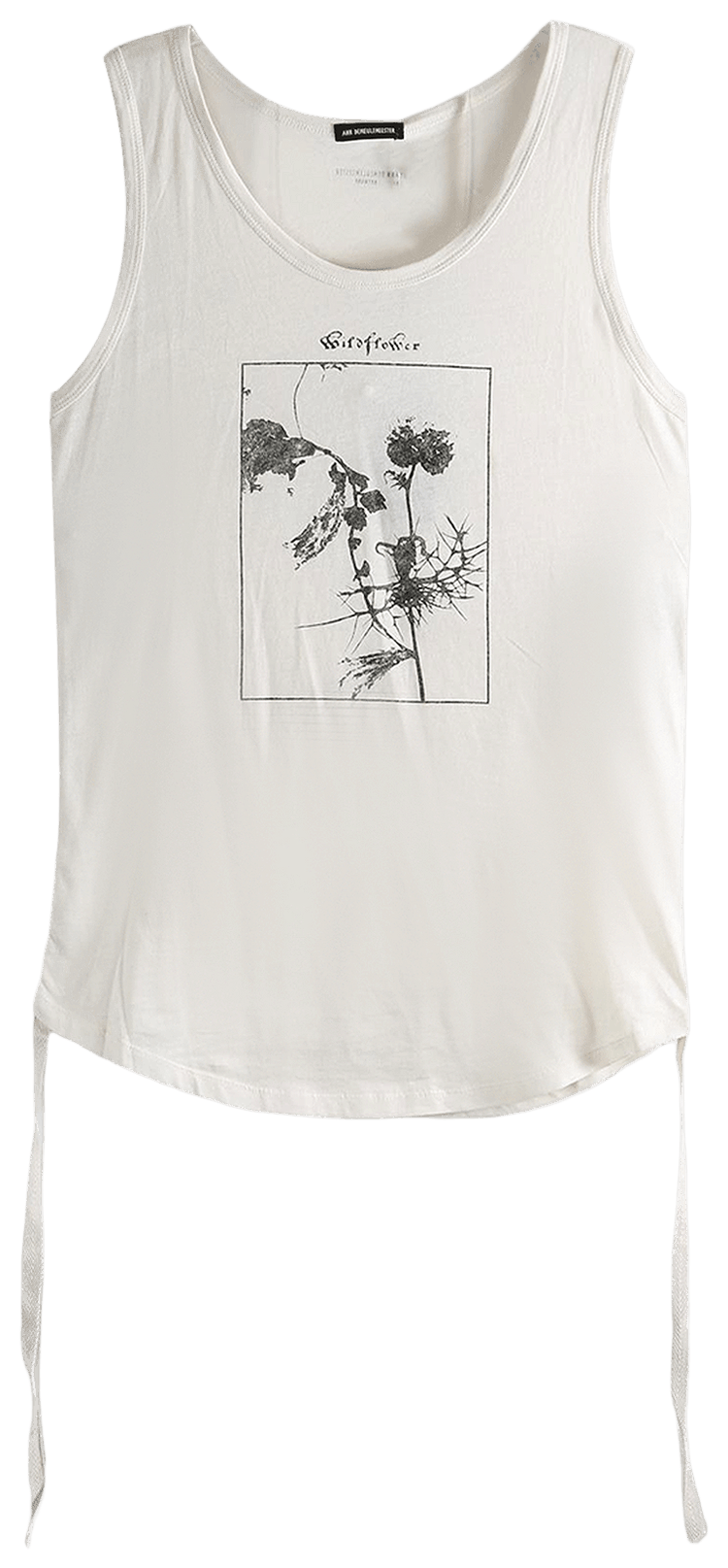 Buy Ann Demeulemeester Wildflower Print Mexi Wrinkled Cropped Tank