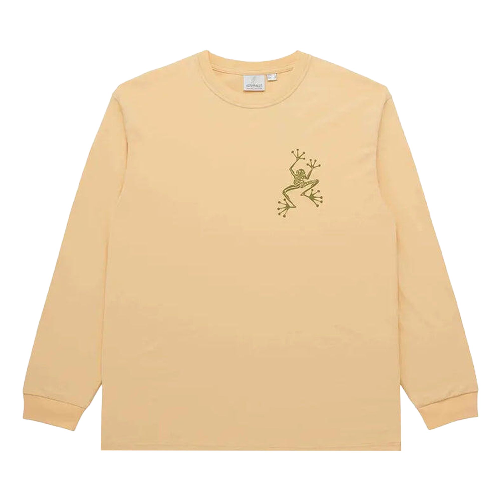 Pre-owned Gramicci Sticky Hands Long-sleeve Tee 'mango' | Orange | Men's Size Xl