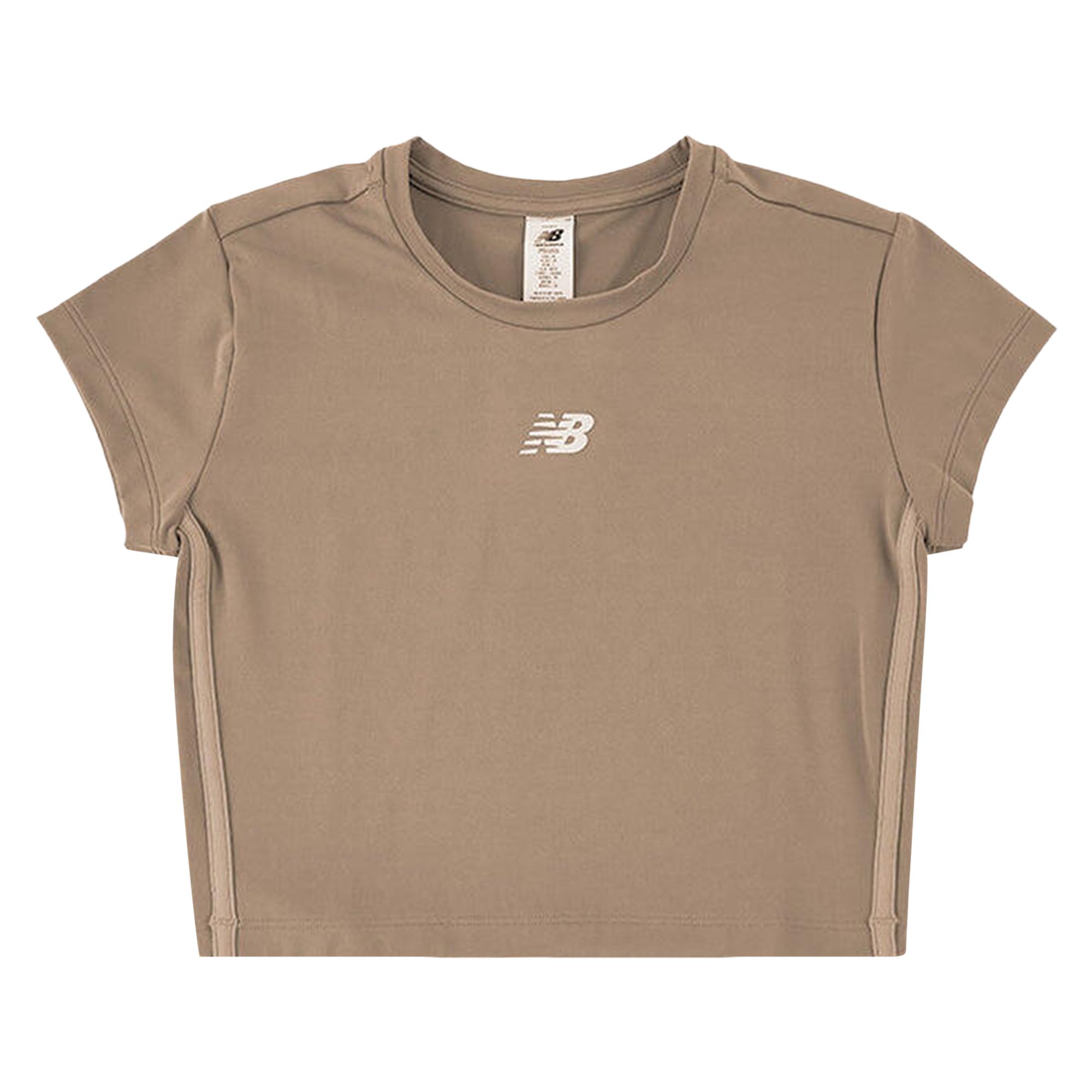 Pre-owned New Balance Harmony Fitted T-shirt 'dockside' | Brown | Women's Size M