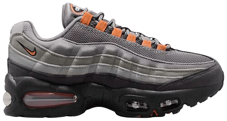 Nike Air Max 95 GS Big Bubble   Orange Grey
