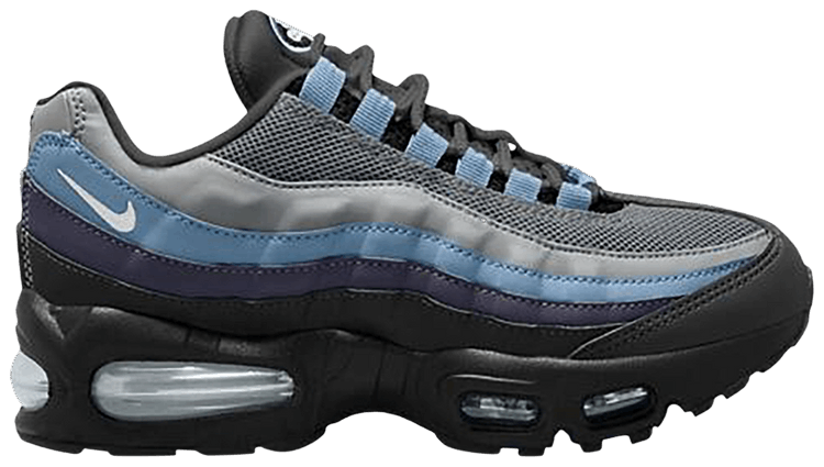 Nike Air Max 95 GS Big Bubble   Black Blue