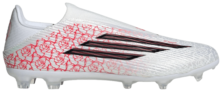 Lamine Yamal x adidas F50 League Laceless FG MG White Black Lucid Red