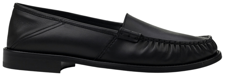 Rhude Gathered Slip On Loafer Black