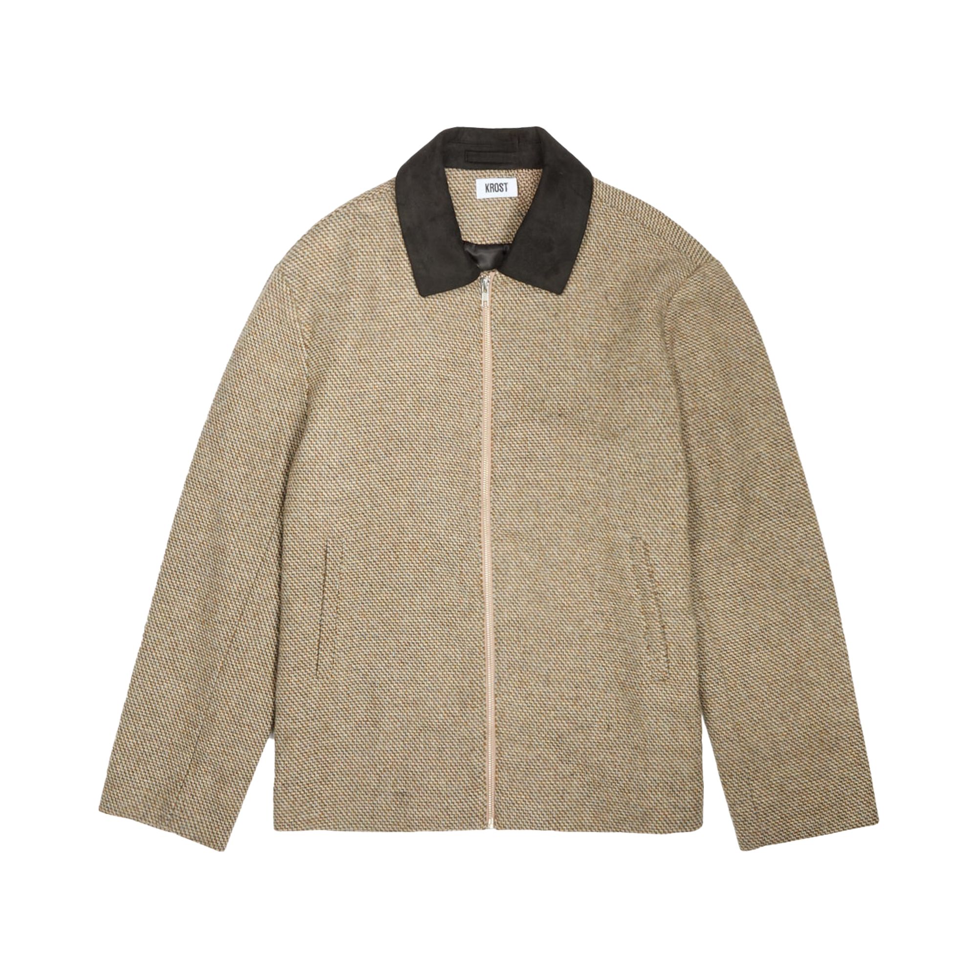 Pre-owned Krost Wool Combo Coat 'multicolor' | Multi-color | Men's Size L