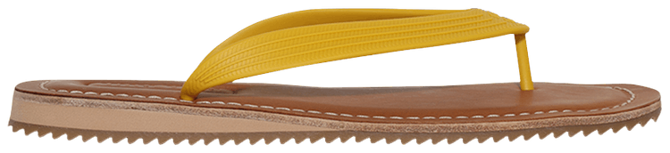 Saint Laurent Wmns Miu Miu Thong Sandal Yellow