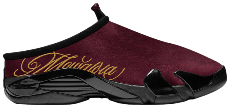 Mowalola x Air Jordan 14 Retro Mule Burnt Red